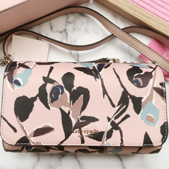 LASTONE💞Kate Spade Crossbody Floral Pink - Picture 2 of 4